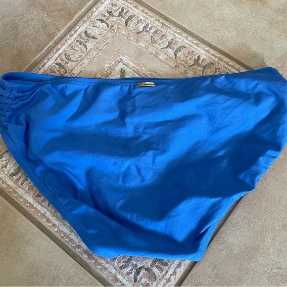 CALVIN KLEIN 💯WOMEN’S TANKINI WITH BIKINI BOTTOM EUC 👙 SZ MEDIUM💙💙💙 - Picture 11 of 16